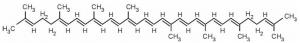 Osnovni ugljovodonični lanac karotenoida