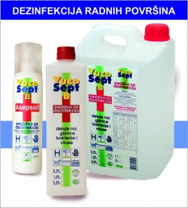Dezinfekcija radnih površina